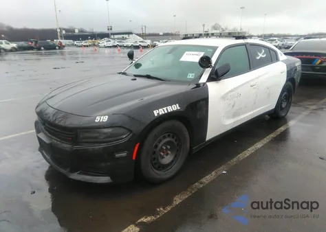 2019 Dodge Charger Police Awd from USA, damaged, VIN 2C3CDXKTXKH648000